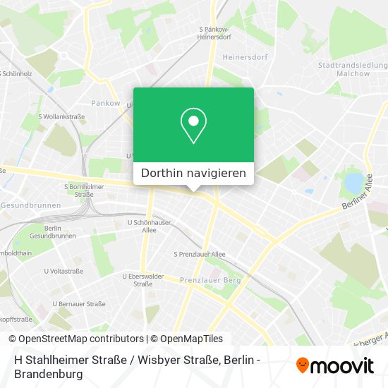 H Stahlheimer Straße / Wisbyer Straße Karte