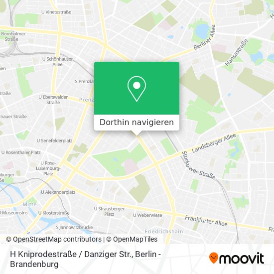 H Kniprodestraße / Danziger Str. Karte