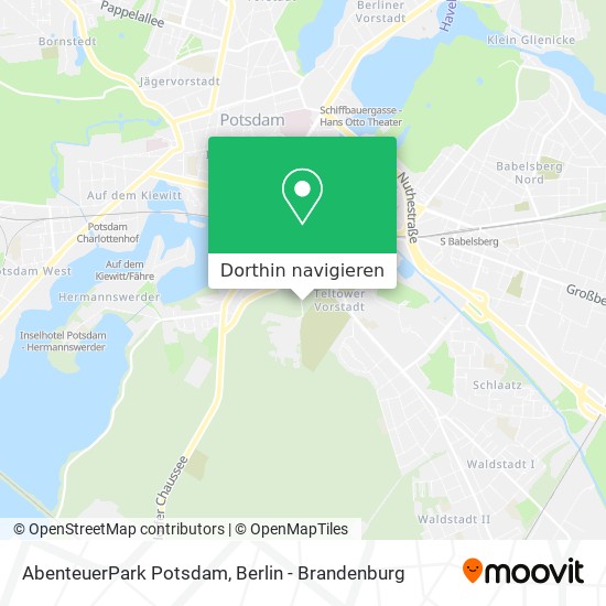 AbenteuerPark Potsdam Karte