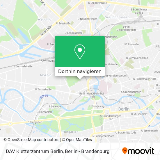 DAV Kletterzentrum Berlin Karte