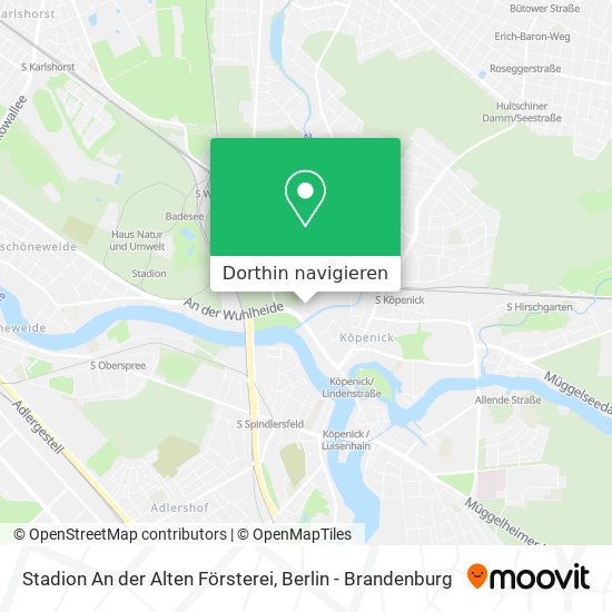 Stadion An der Alten Försterei Karte