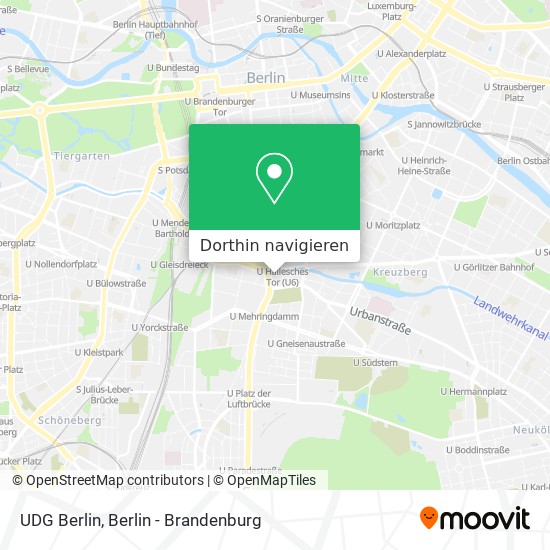 UDG Berlin Karte