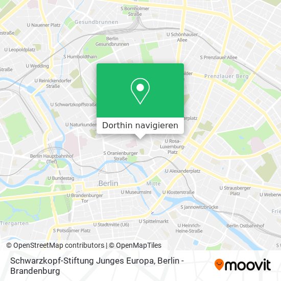 Schwarzkopf-Stiftung Junges Europa Karte