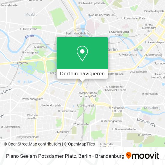 Piano See am Potsdamer Platz Karte