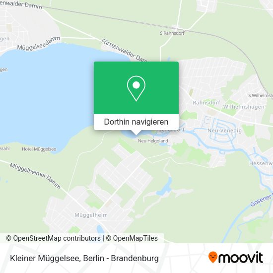 Kleiner Müggelsee Karte