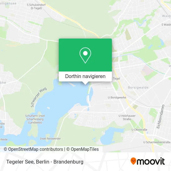 Tegeler See Karte