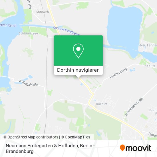Neumann Erntegarten & Hofladen Karte