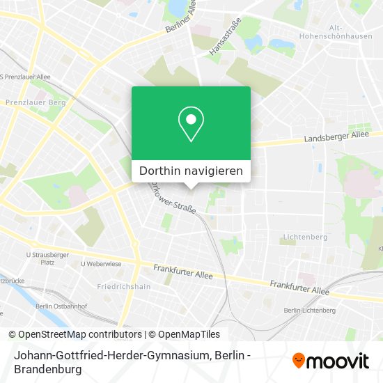 Johann-Gottfried-Herder-Gymnasium Karte