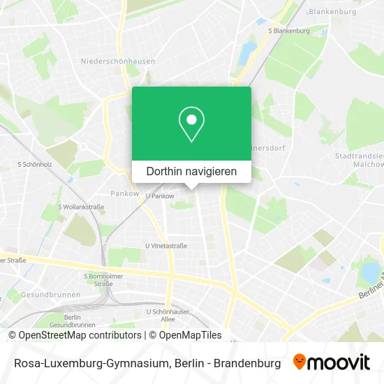 Rosa-Luxemburg-Gymnasium Karte