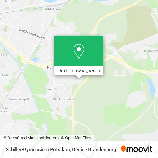 Schiller-Gymnasium Potsdam Karte