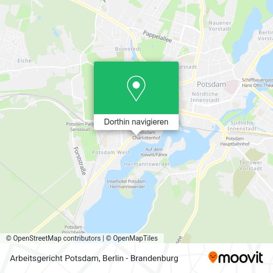 Arbeitsgericht Potsdam Karte