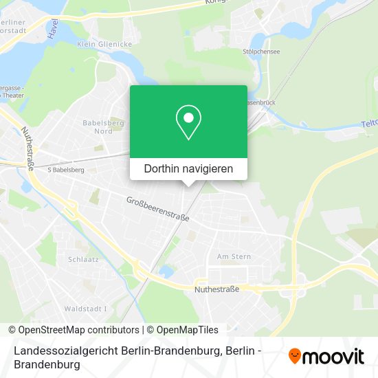 Landessozialgericht Berlin-Brandenburg Karte