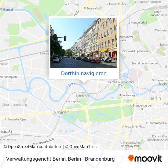 Verwaltungsgericht Berlin Karte