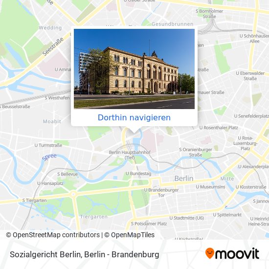 Sozialgericht Berlin Karte