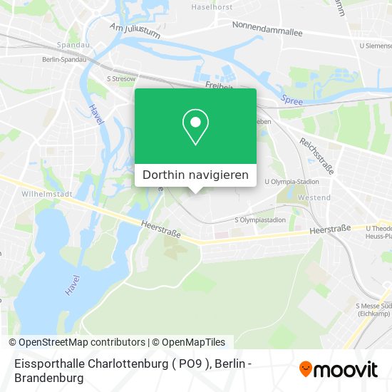 Eissporthalle Charlottenburg ( PO9 ) Karte