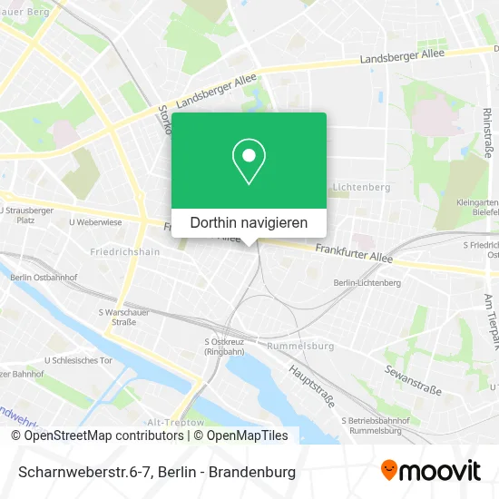 Scharnweberstr.6-7 Karte