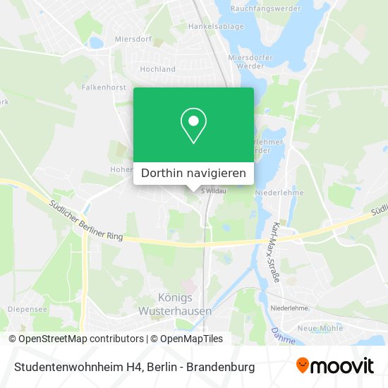 Studentenwohnheim H4 Karte