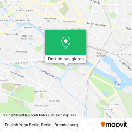 English Yoga Berlin Karte