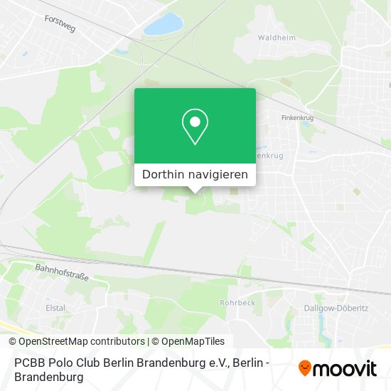 PCBB Polo Club Berlin Brandenburg e.V. Karte
