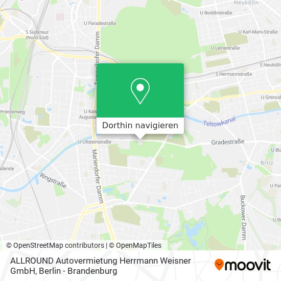ALLROUND Autovermietung Herrmann Weisner GmbH Karte