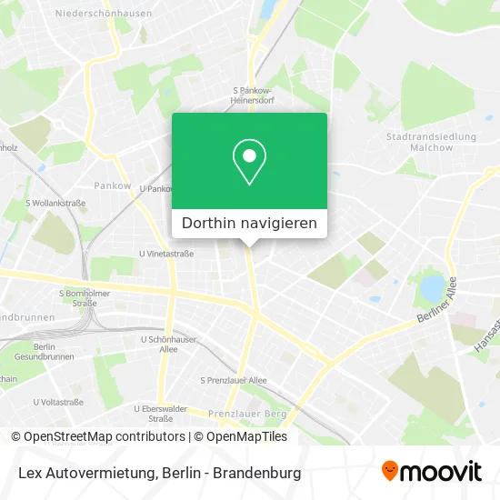 Lex Autovermietung Karte