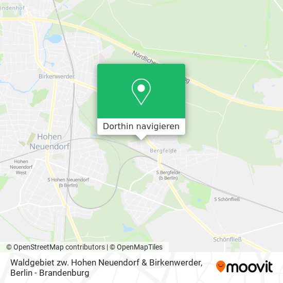 Waldgebiet zw. Hohen Neuendorf & Birkenwerder Karte