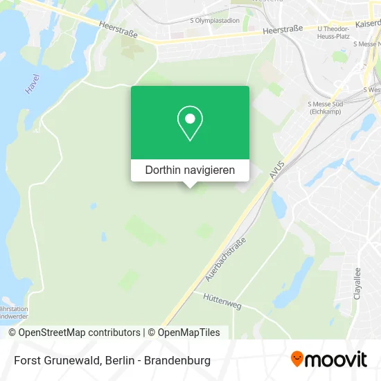 Forst Grunewald Karte