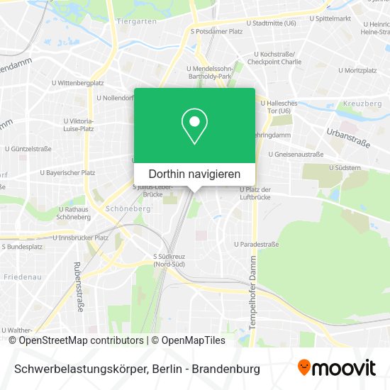 Schwerbelastungskörper Karte