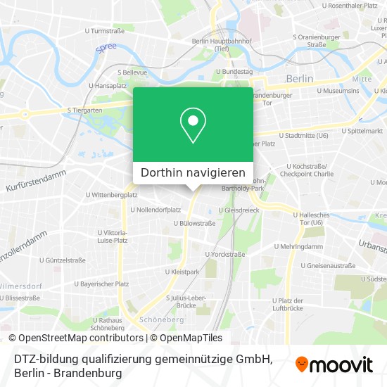DTZ-bildung qualifizierung gemeinnützige GmbH Karte