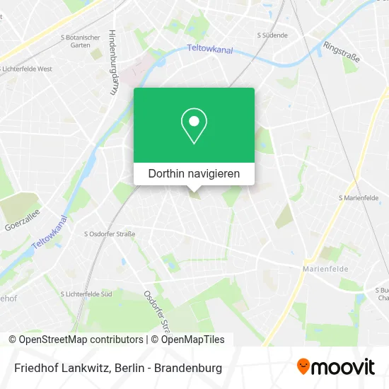 Friedhof Lankwitz Karte