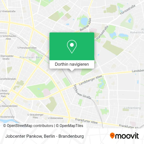 Jobcenter Pankow Karte