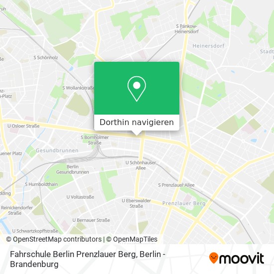 Fahrschule Berlin Prenzlauer Berg Karte