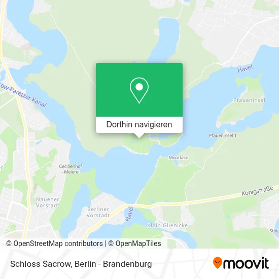 Schloss Sacrow Karte