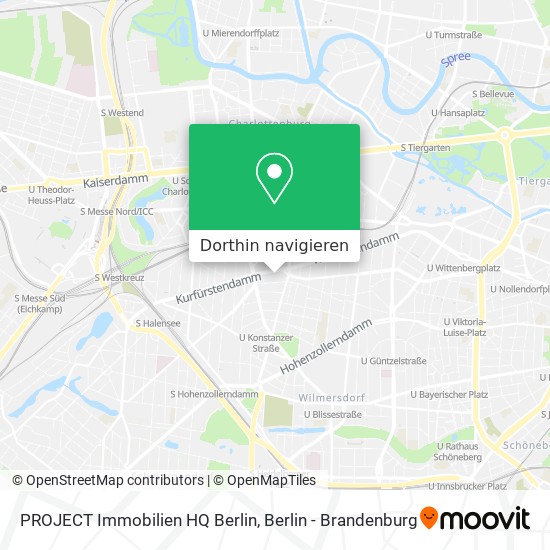 PROJECT Immobilien HQ Berlin Karte