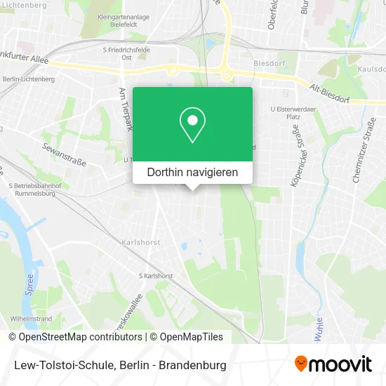 Lew-Tolstoi-Schule Karte