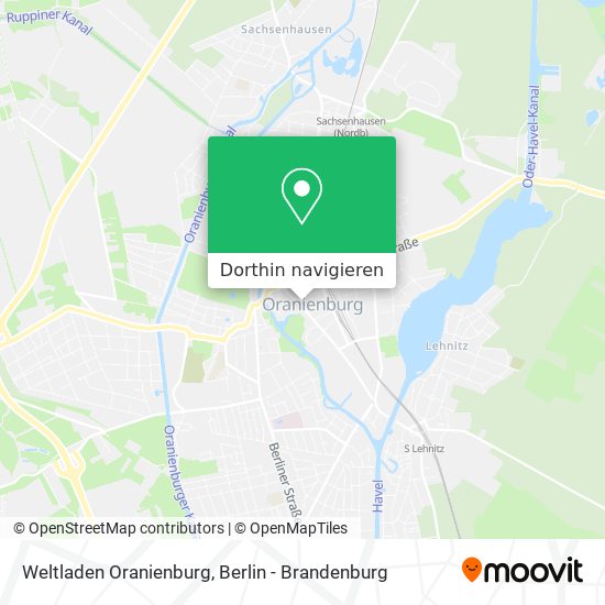 Weltladen Oranienburg Karte