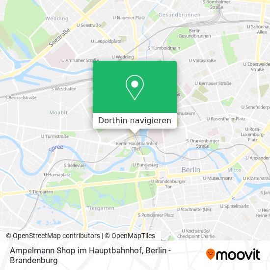 Ampelmann Shop im Hauptbahnhof Karte