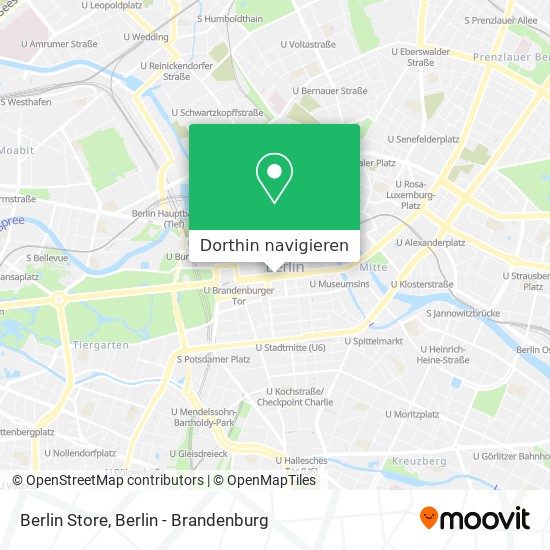 Berlin Store Karte