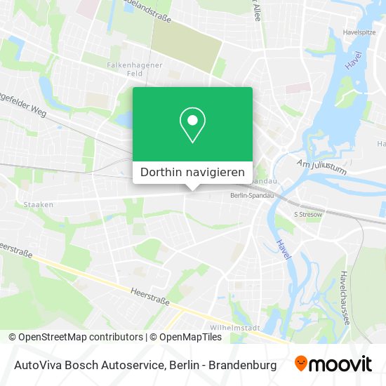 AutoViva Bosch Autoservice Karte