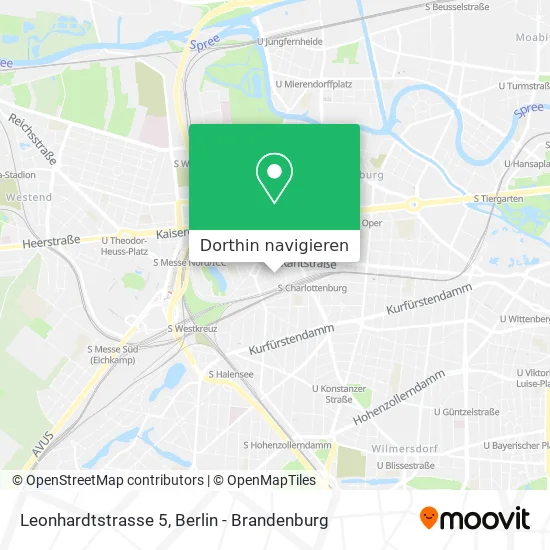 Leonhardtstrasse 5 Karte