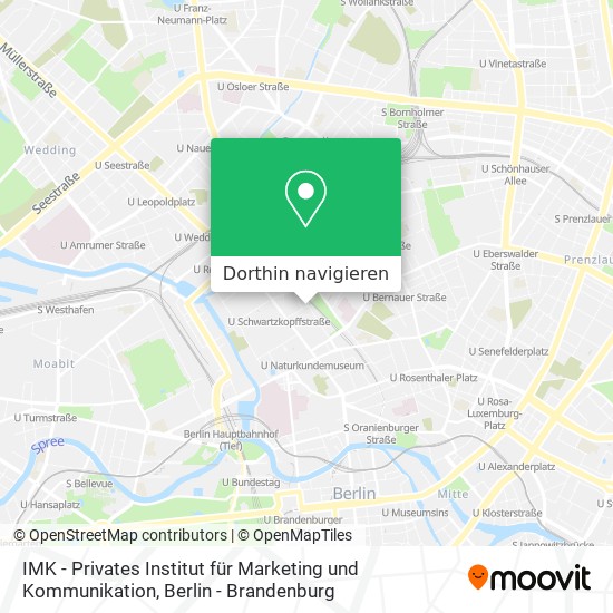 IMK - Privates Institut für Marketing und Kommunikation Karte