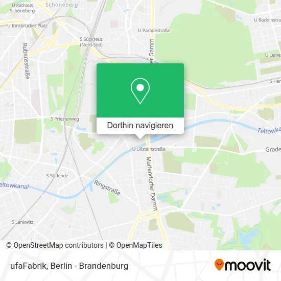 ufaFabrik Karte