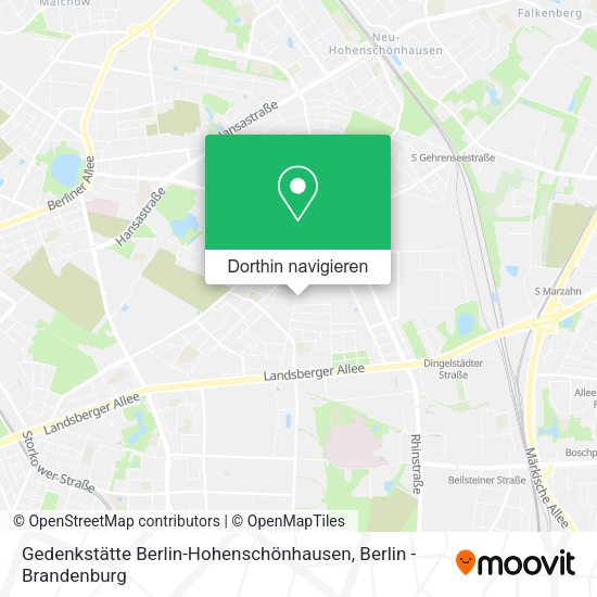 Gedenkstätte Berlin-Hohenschönhausen Karte
