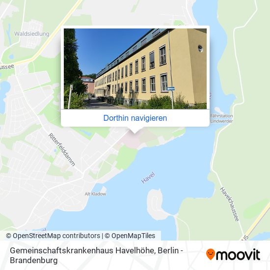 Gemeinschaftskrankenhaus Havelhöhe Karte