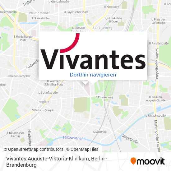 Vivantes Auguste-Viktoria-Klinikum Karte