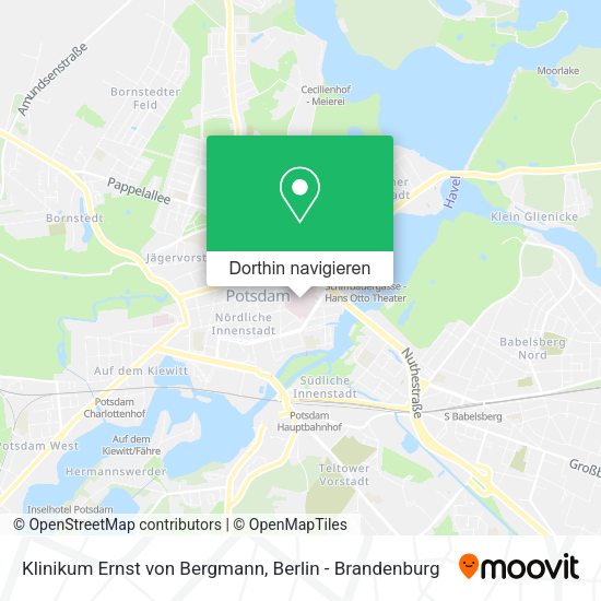Klinikum Ernst von Bergmann Karte