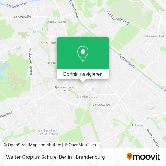 Walter-Gropius-Schule Karte