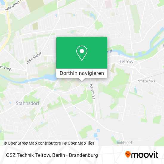 OSZ Technik Teltow Karte
