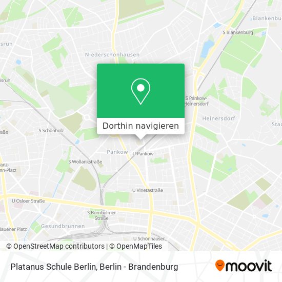 Platanus Schule Berlin Karte
