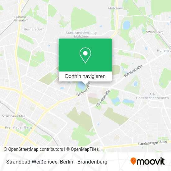 Strandbad Weißensee Karte